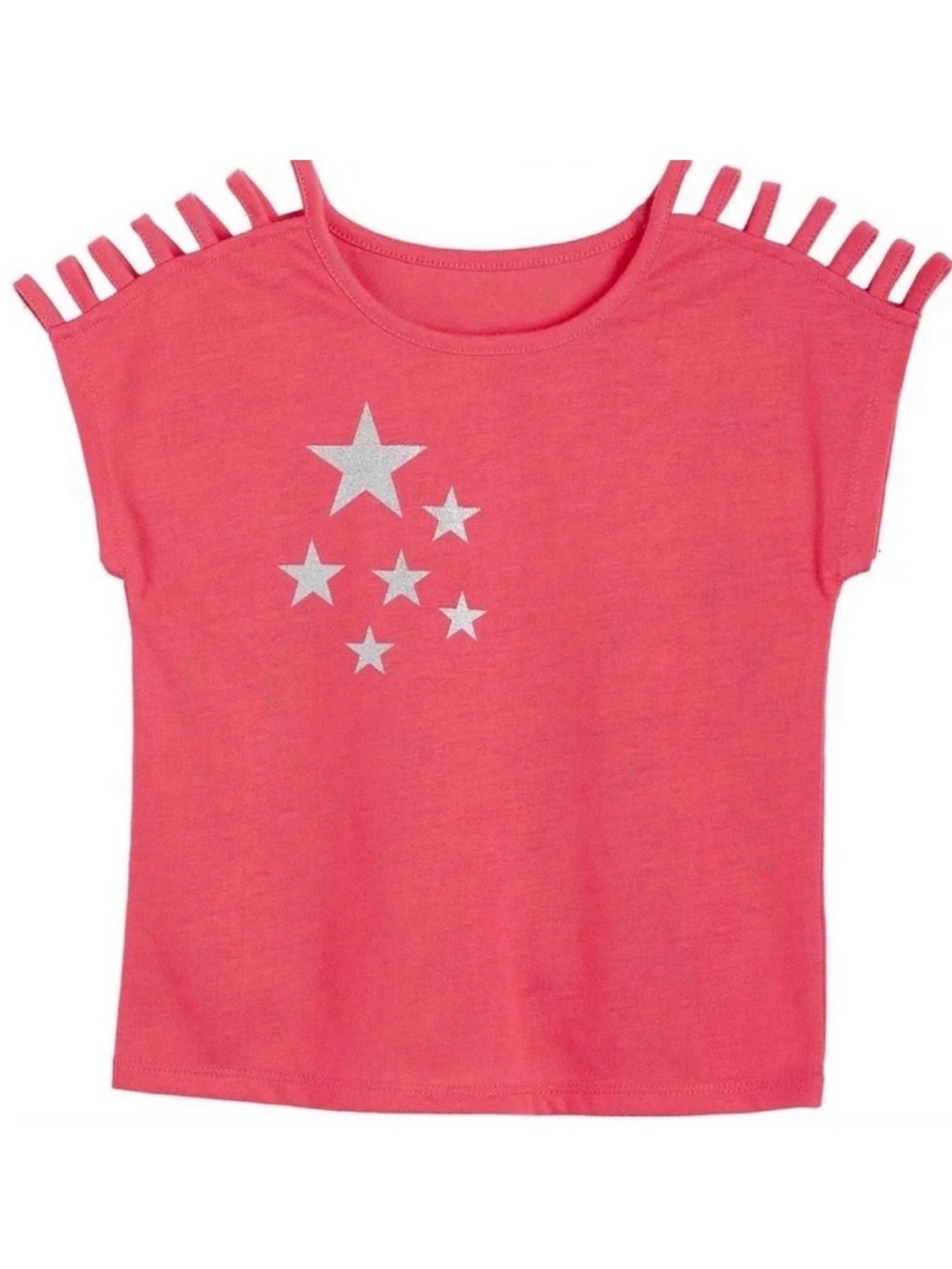 💞 New Baby & Toddler Girl Size 24 Months Glitter Star Active Top